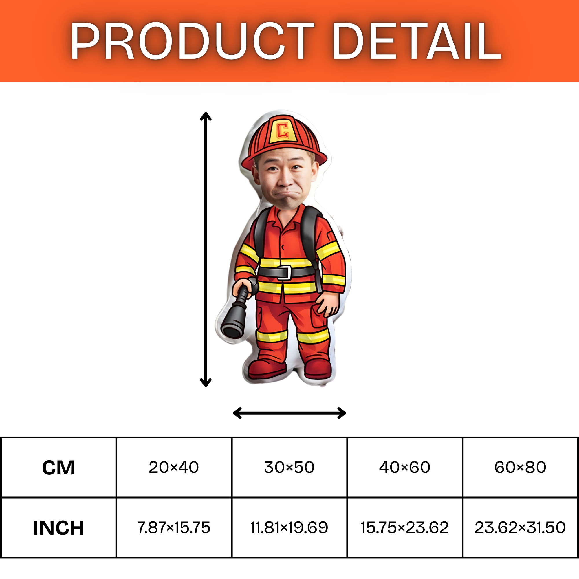Geformtes Kissen (beidseitig bedruckt) 