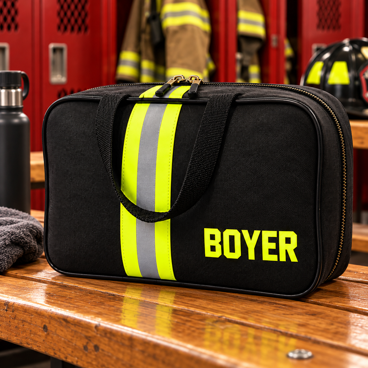 Personalized Firefighter Hanging Travel Organizer Bag