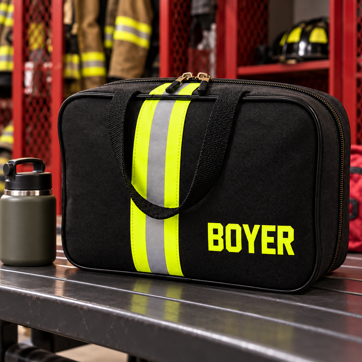 Personalized Firefighter Hanging Travel Organizer Bag