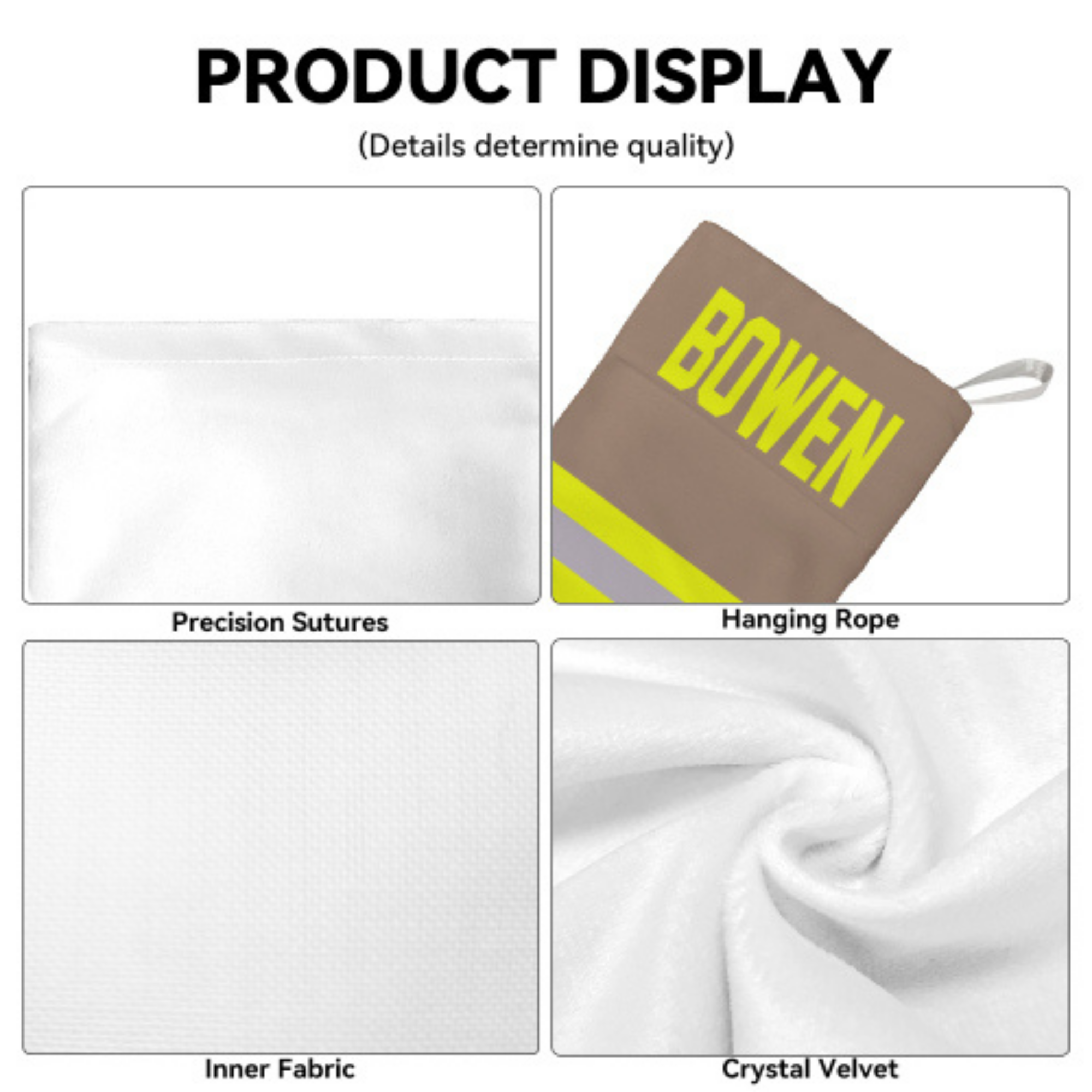 Custom Firefighter Christmas Stocking - Personalized Fire Dept