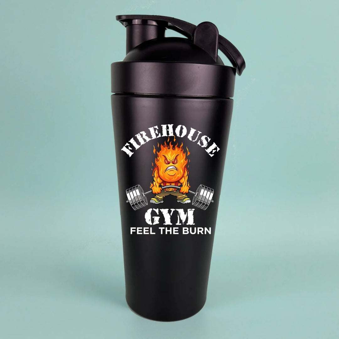 FireHouse Gym Feel The Burn Water Bottle - Firerescuetm LLC