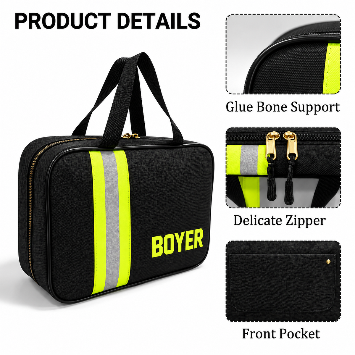 Personalized Firefighter Hanging Travel Organizer Bag