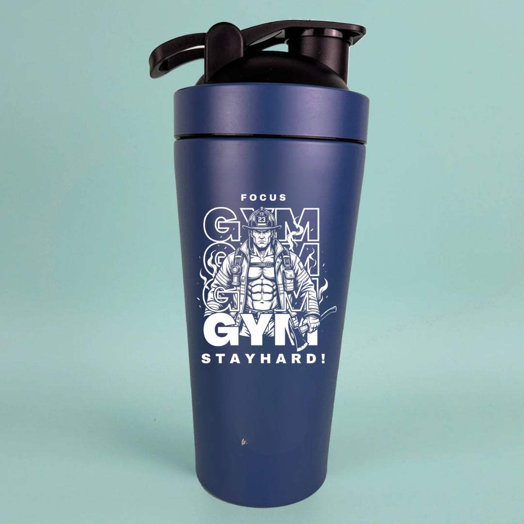 Focus Gym Stay Hard Water Bottle - Firerescuetm LLC