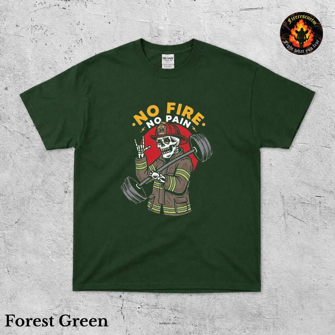 No Fire No Pain Shirt - Firerescuetm LLC