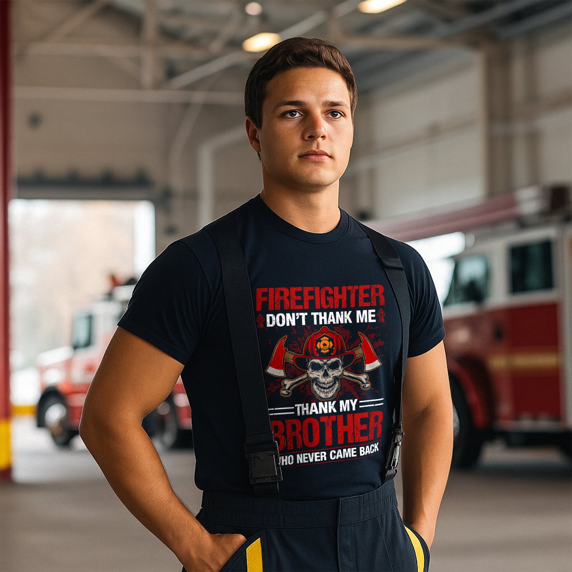 Firefighter Memorial Shirt - Thank My Brother Who Never Came Back Tee