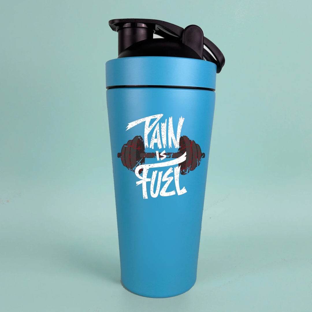Pain Is Fuel Water Bottle - Firerescuetm LLC