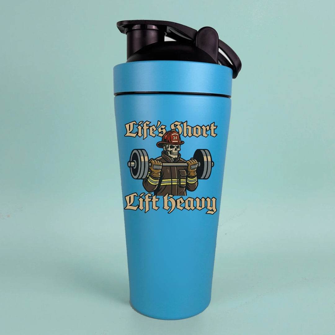 Life's Short Lift Heavy Water Bottle - Firerescuetm LLC