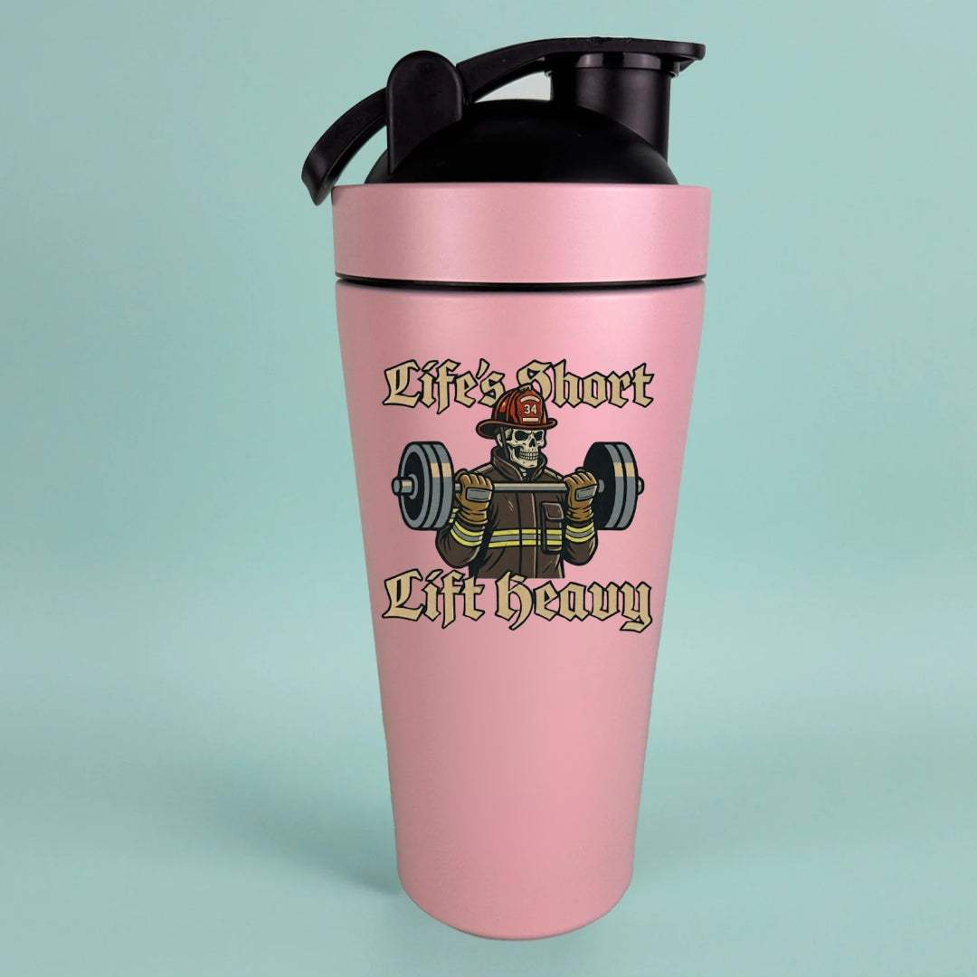 Life's Short Lift Heavy Water Bottle - Firerescuetm LLC