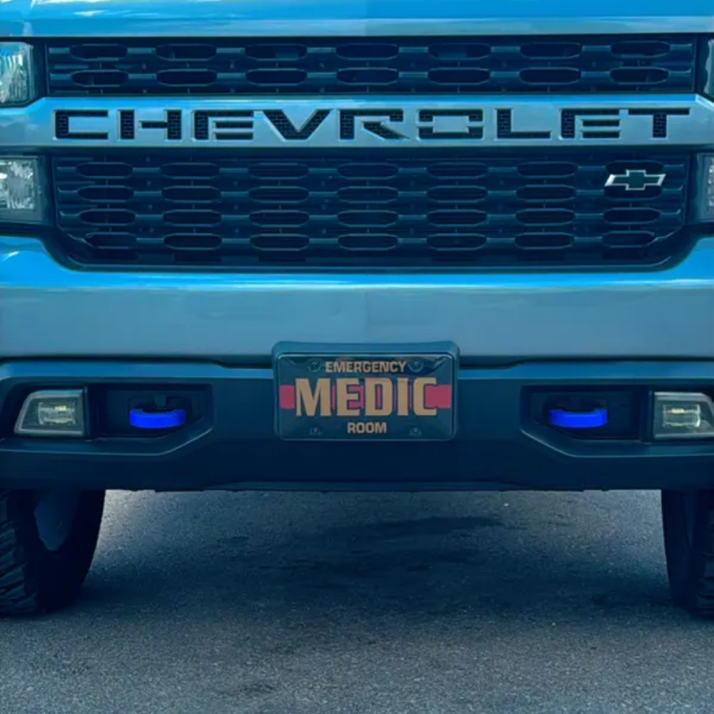 Personalized Firefighter Red Line Reflective License Plate