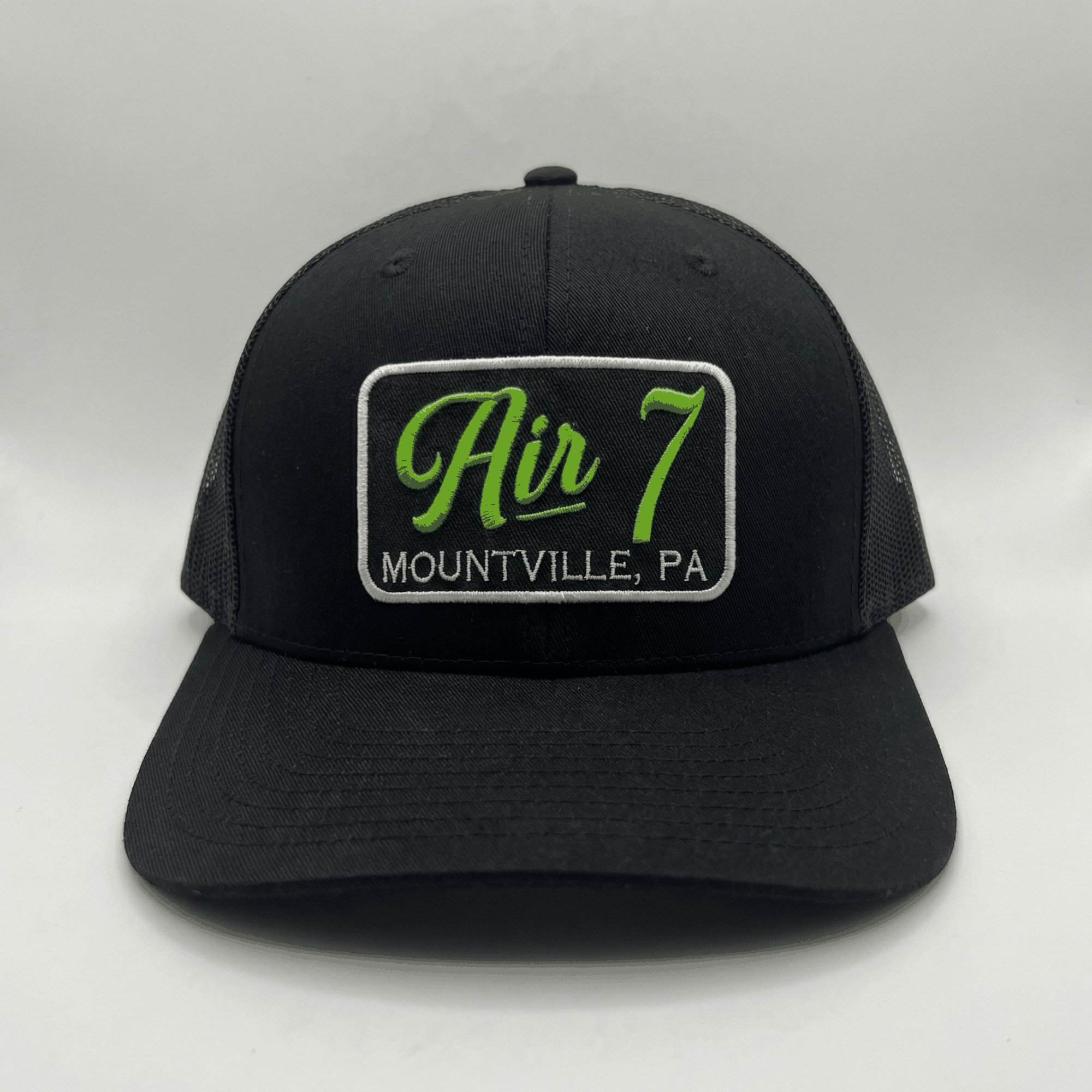 Custom fire department hat with personalized embroidery and adjustable snapback