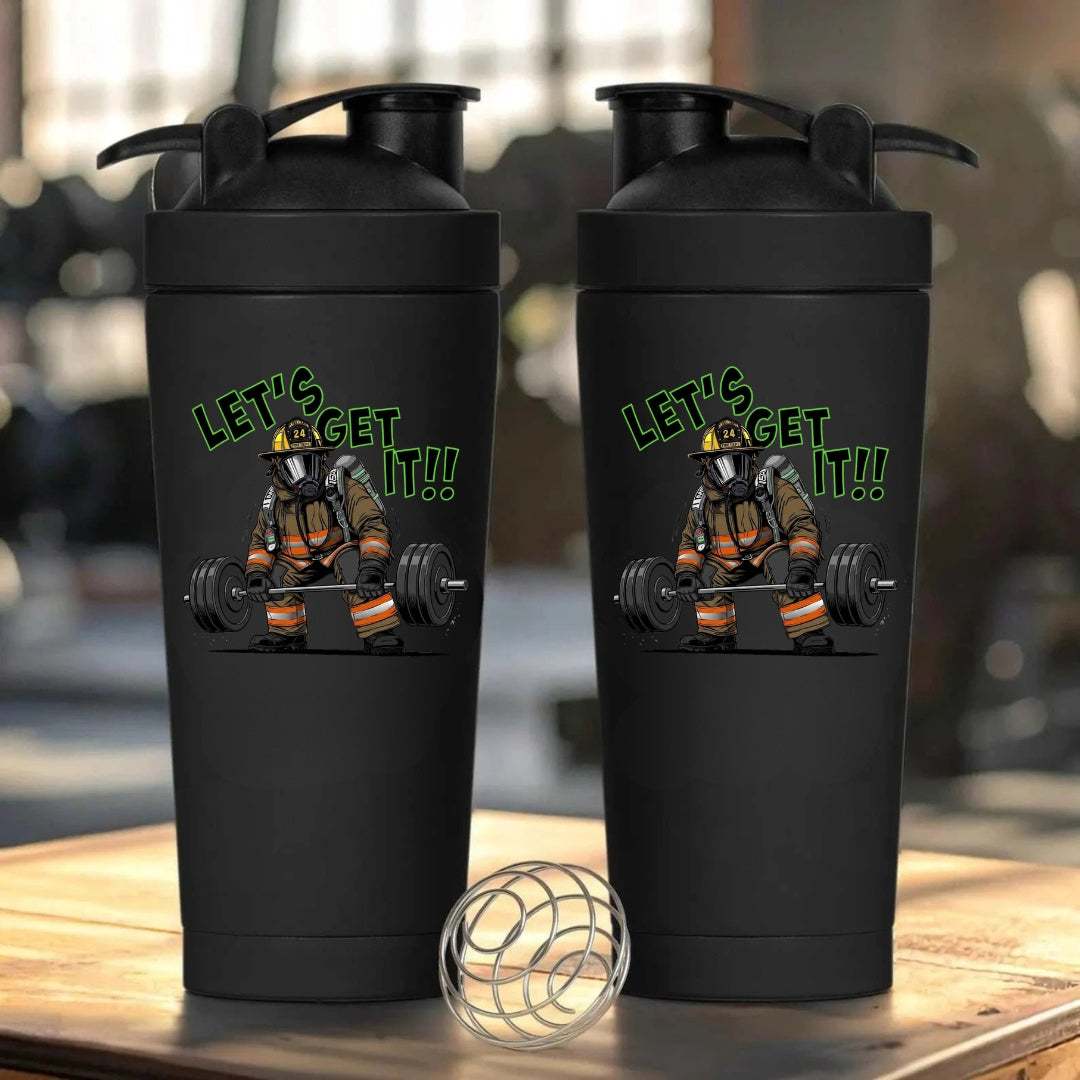 Let's Get It Water Bottle - Firerescuetm LLC