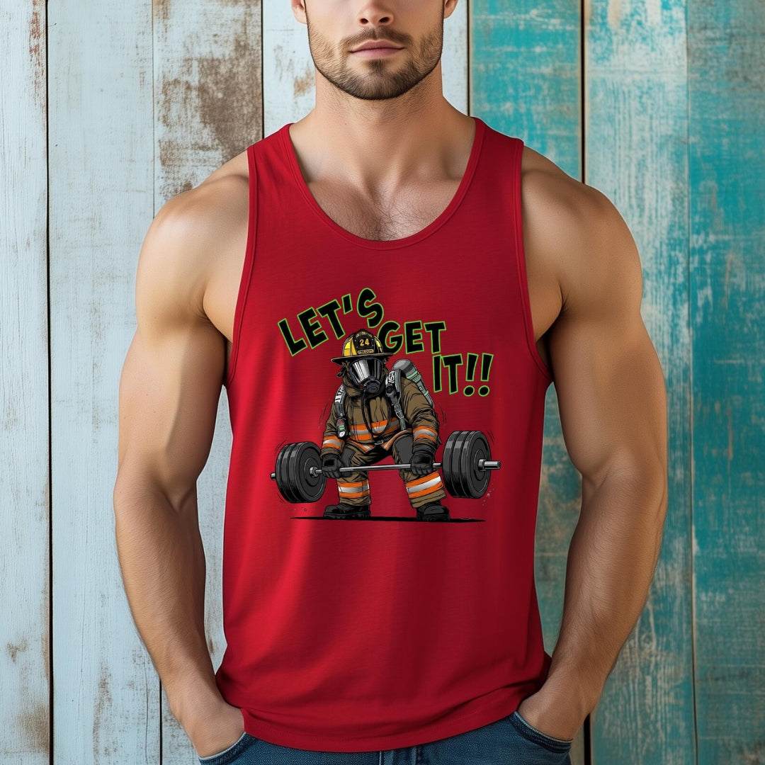 Let's Get It Tank Top - Firerescuetm LLC