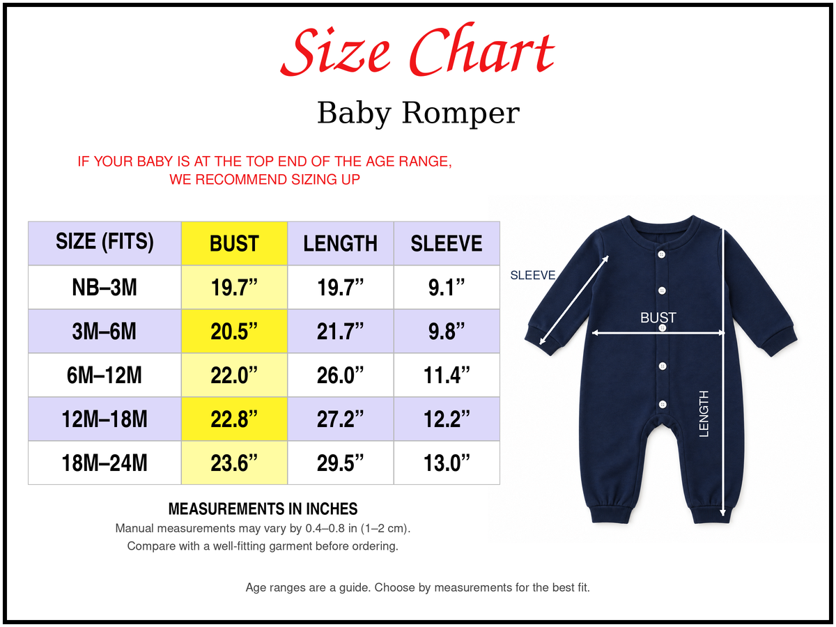 Firefighter Long-Sleeve Baby Romper with Maltese Cross - Custom Name Front & Optional Back