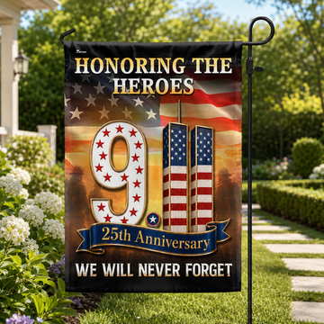 Honoring The Heroes 25th Anniversary – 9/11 Memorial Flag