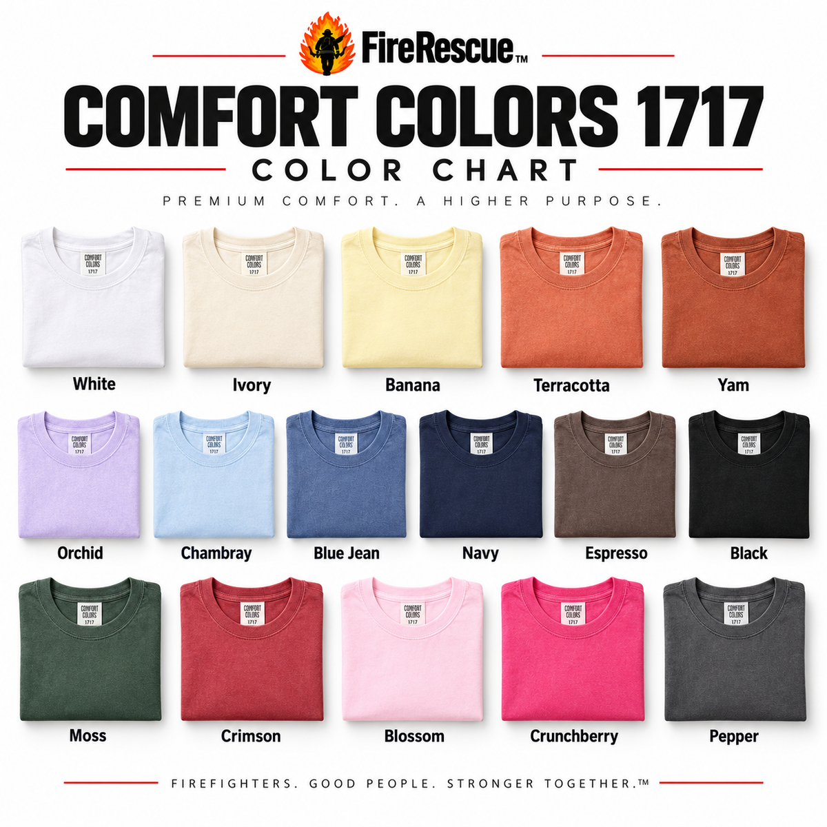 Funny Firefighter Goose Comfort Colors® Tee | Silly First Responder Gift Shirt