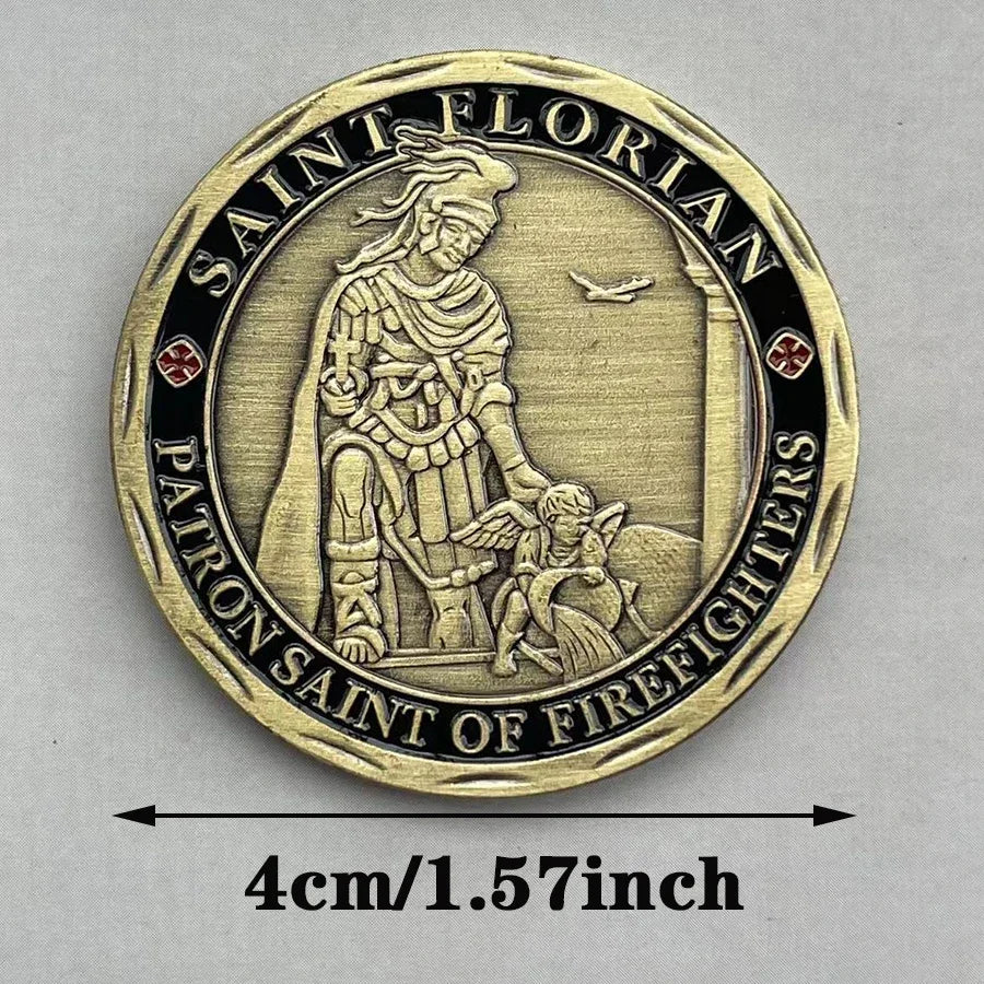 SAN Florian Fireman Commemorative coin of the United States Military collection