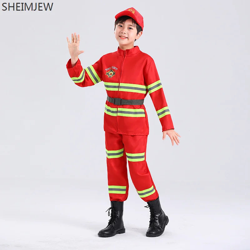 Feuerwehr-Kostümset für Kinder – Feuerwehruniform für Kinder