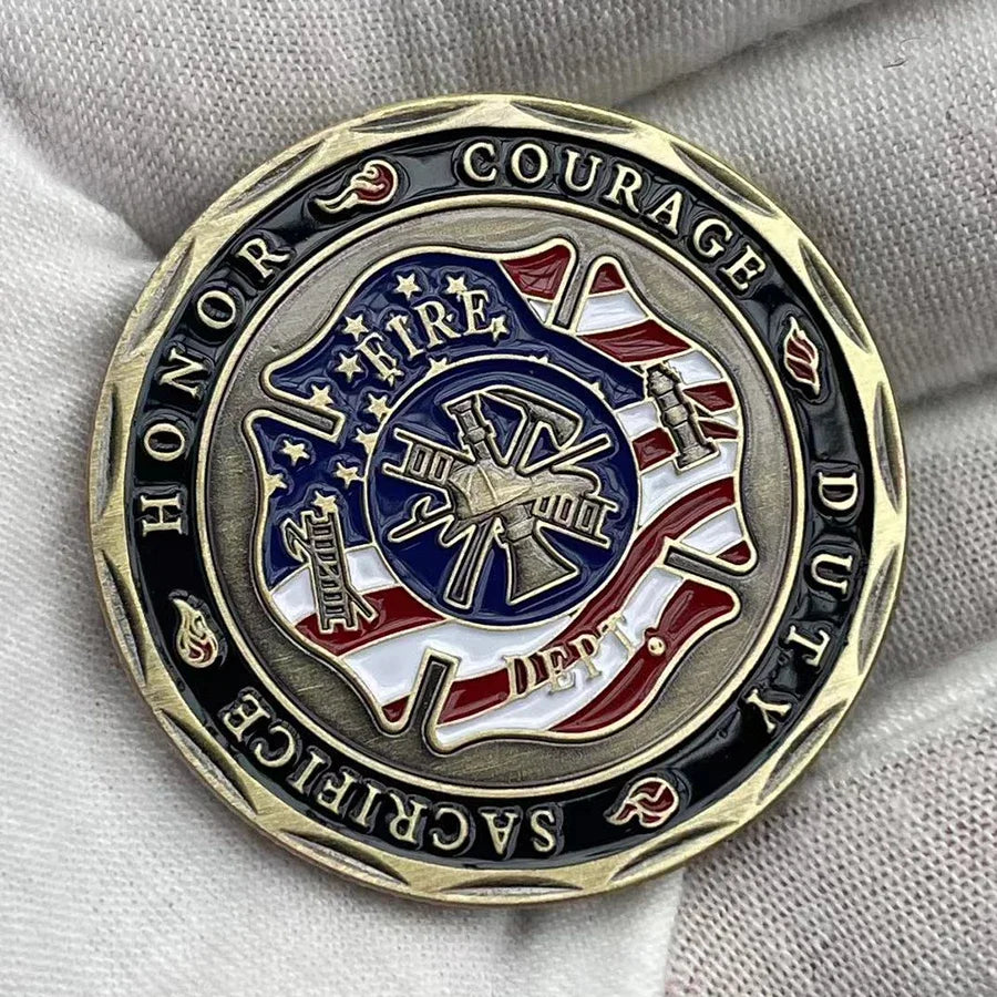 SAN Florian Fireman Commemorative coin of the United States Military collection
