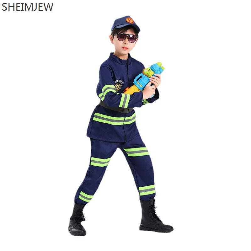 Feuerwehr-Kostümset für Kinder – Feuerwehruniform für Kinder
