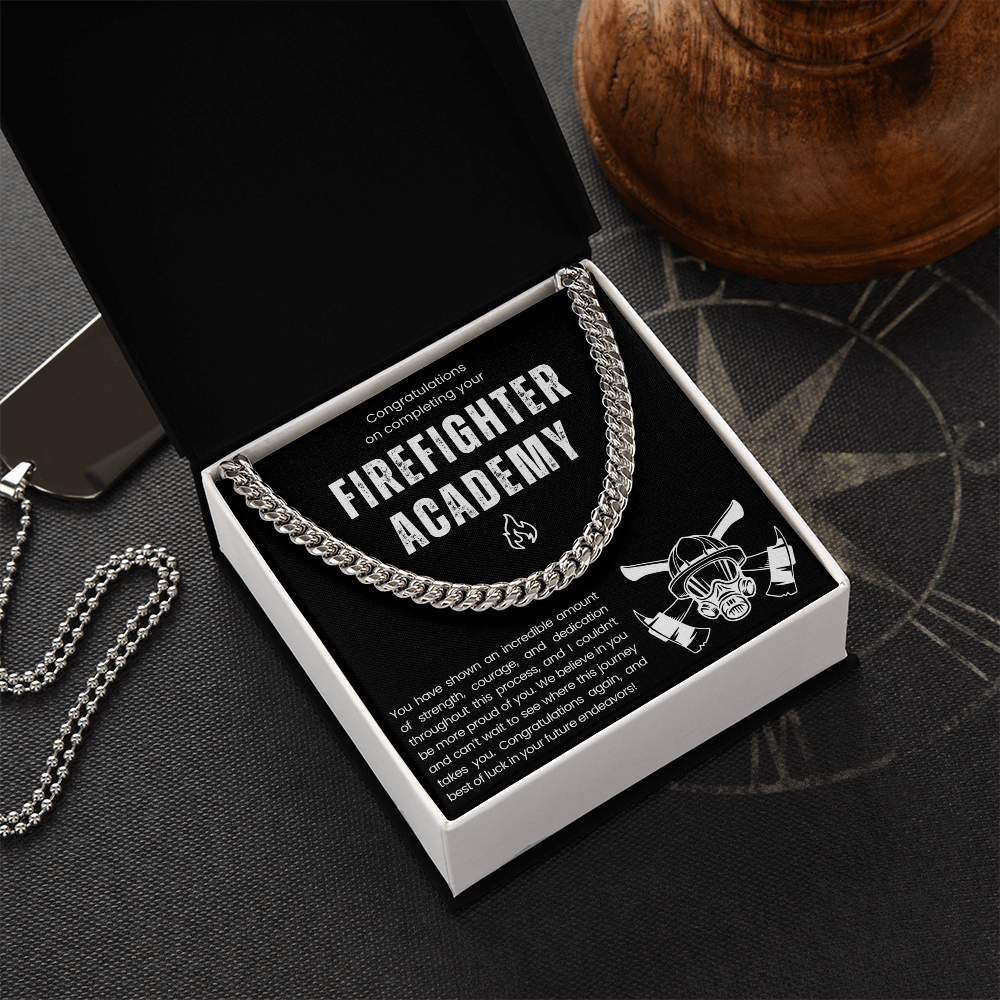Collier cadeau de fin d'études de l'Académie des pompiers 