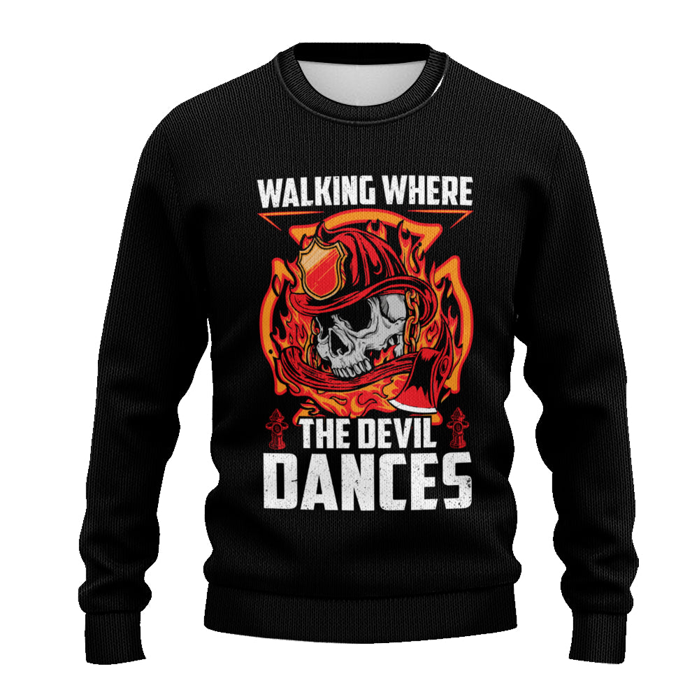 T-Shirt „Walking Where Firefighter“