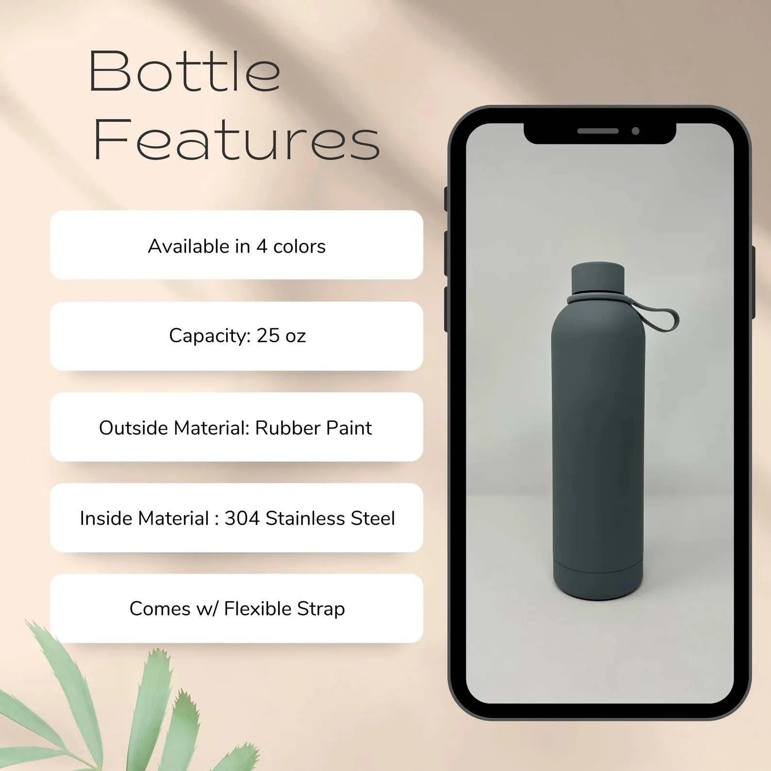 Custom Name Gym Water Bottle - Firerescuetm LLC
