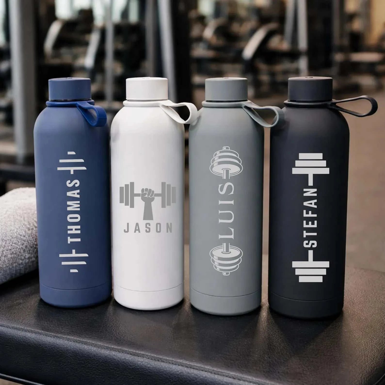 Custom Name Gym Water Bottle - Firerescuetm LLC