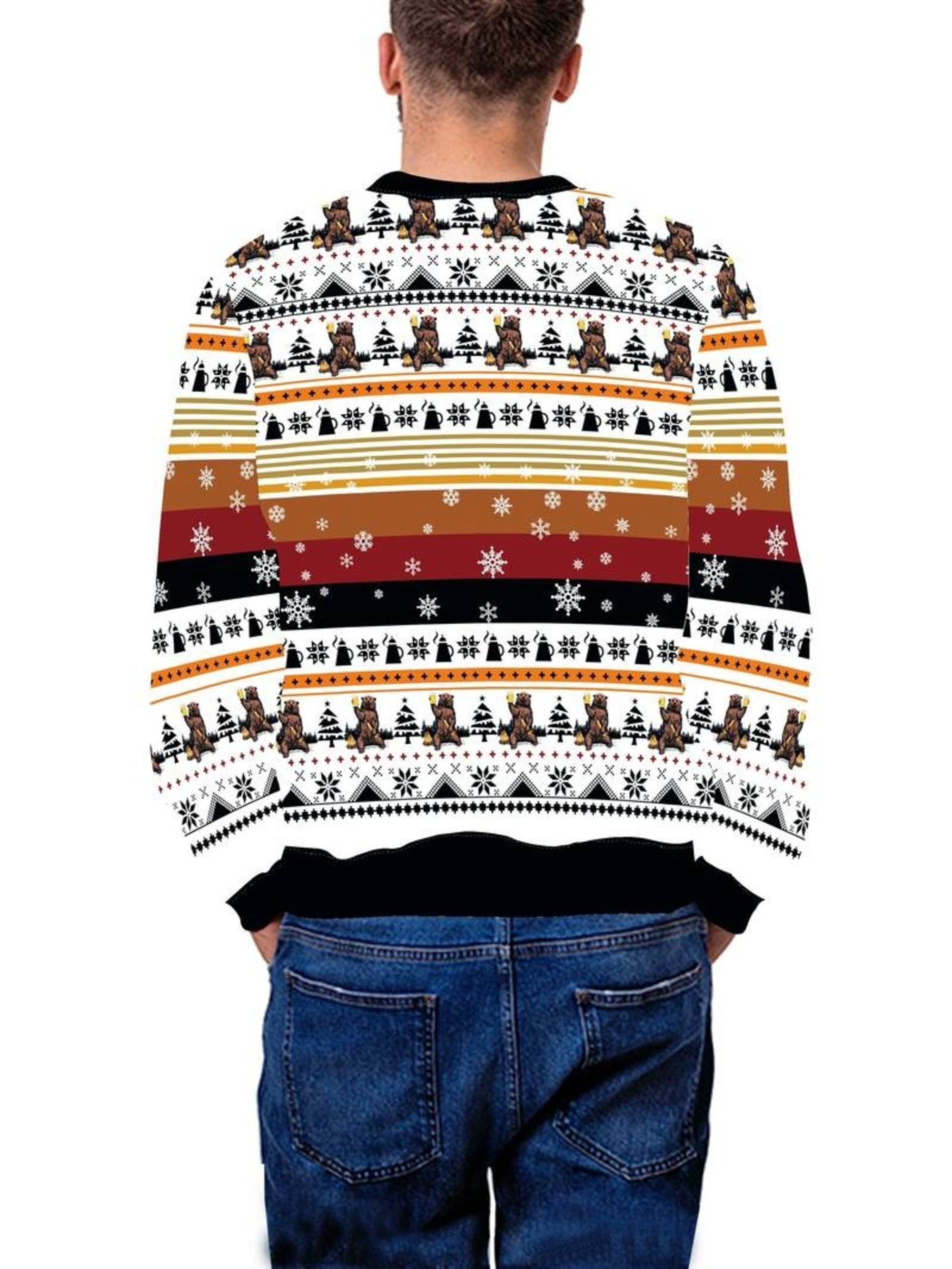 Beer Ugly Christmas Sweater - Beer With Beer