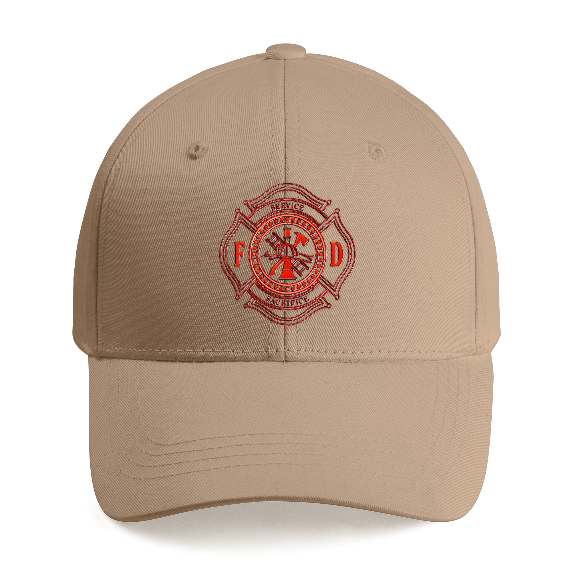 Firefighter Embroidered Cap - Firefighter Logo Custom Name